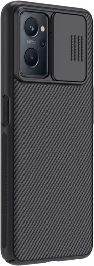 Nillkin CamShield Realme 9i/Oppo A76/A96Hoesje met Camera Slider Zwart afbeelding 2