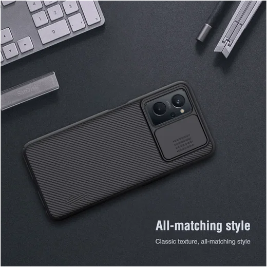 Nillkin CamShield Realme 9i/Oppo A76/A96Hoesje met Camera Slider Zwart afbeelding 12