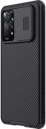 Nillkin Xiaomi Redmi Note 11 Pro Hoesje met Camera Slider Zwart afbeelding 2