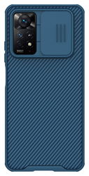 Nillkin Xiaomi Redmi Note 11 Pro Hoesje met Camera Slider Blauw afbeelding