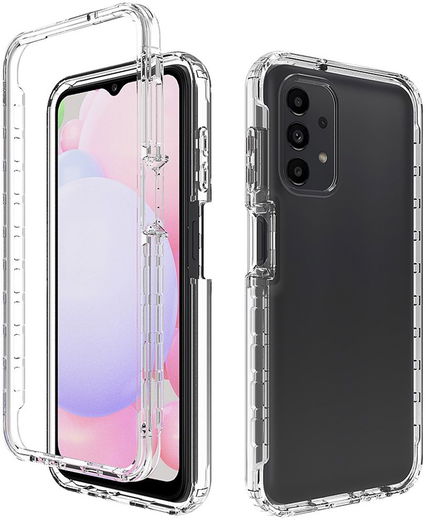 Samsung Galaxy A13 4G Hoesje Volledig Schokbestendig Cover Transparant afbeelding 1