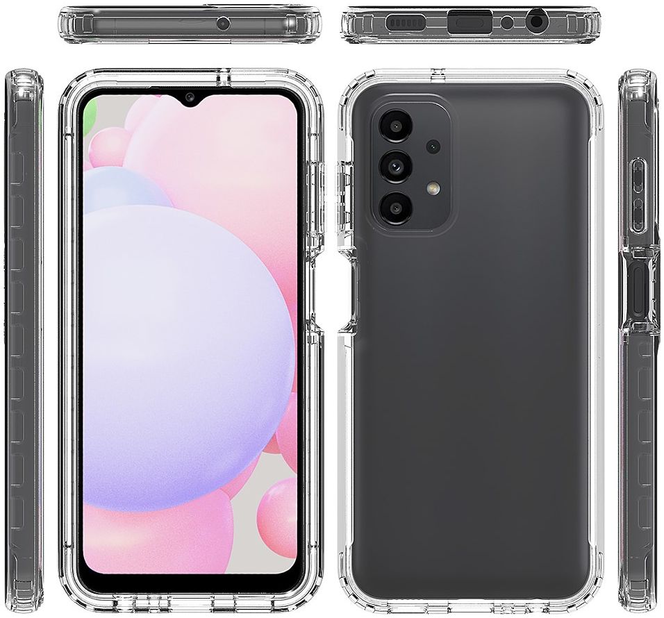 Samsung Galaxy A13 4G Hoesje Volledig Schokbestendig Cover Transparant afbeelding 6