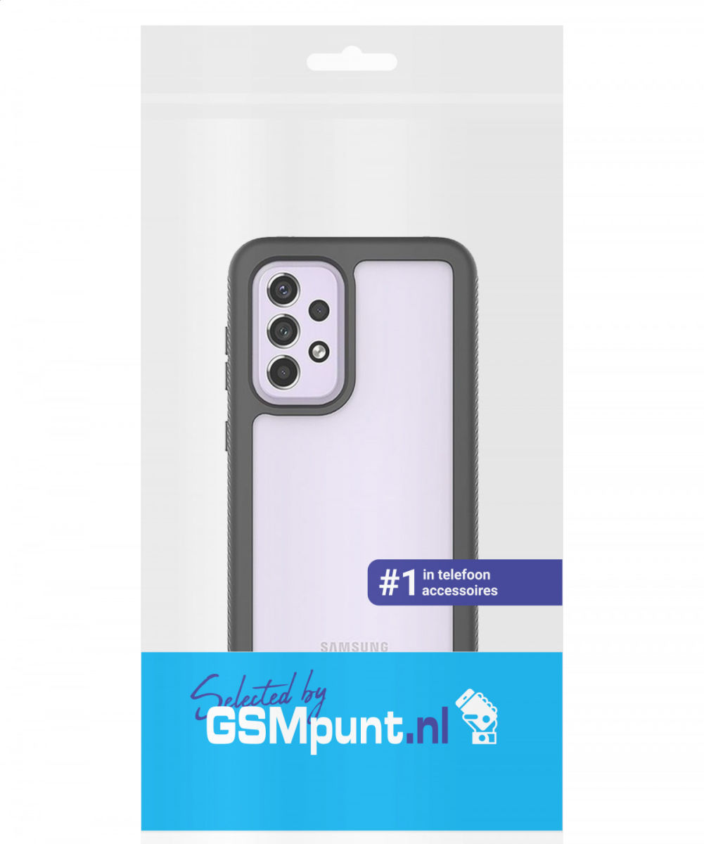 Samsung Galaxy A33 Hoesje Full Protect 360° Cover Hybride Blauw afbeelding 9
