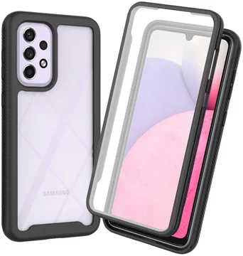 Samsung Galaxy A53 Hoesje Full Protect 360° Cover Hybride Zwart