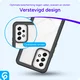 Samsung Galaxy A53 Hoesje Full Protect 360° Cover Hybride Zwart afbeelding 2