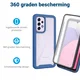 Samsung Galaxy A53 Hoesje Full Protect 360° Cover Hybride Blauw afbeelding 2