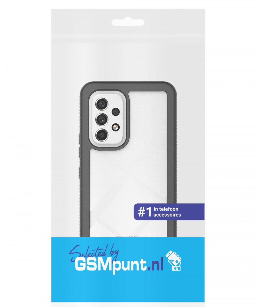Samsung Galaxy A53 Hoesje Full Protect 360° Cover Hybride Blauw afbeelding 9