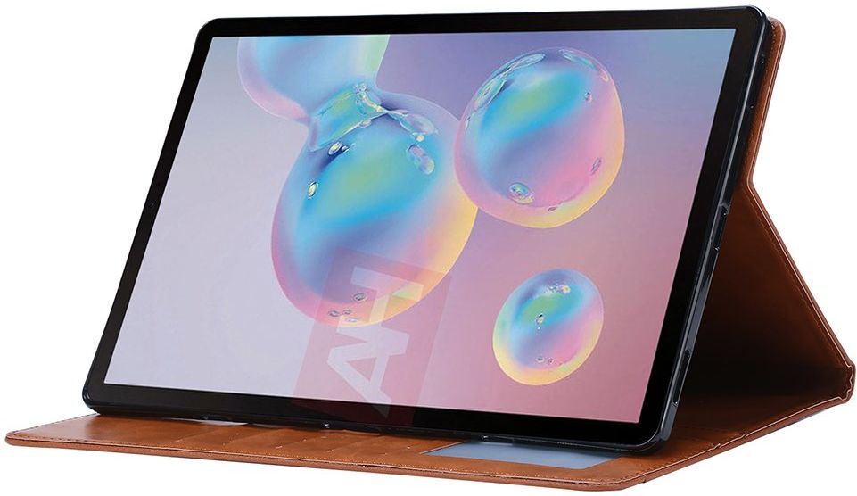 Samsung Galaxy Tab S8 Hoes Met Stand Functie Portemonnee Bruin afbeelding 5