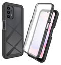 Samsung Galaxy A13 Hoesje Full Protect 360° Cover Hybride Zwart