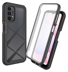 Samsung Galaxy A13 Hoesje Full Protect 360° Cover Hybride Zwart afbeelding