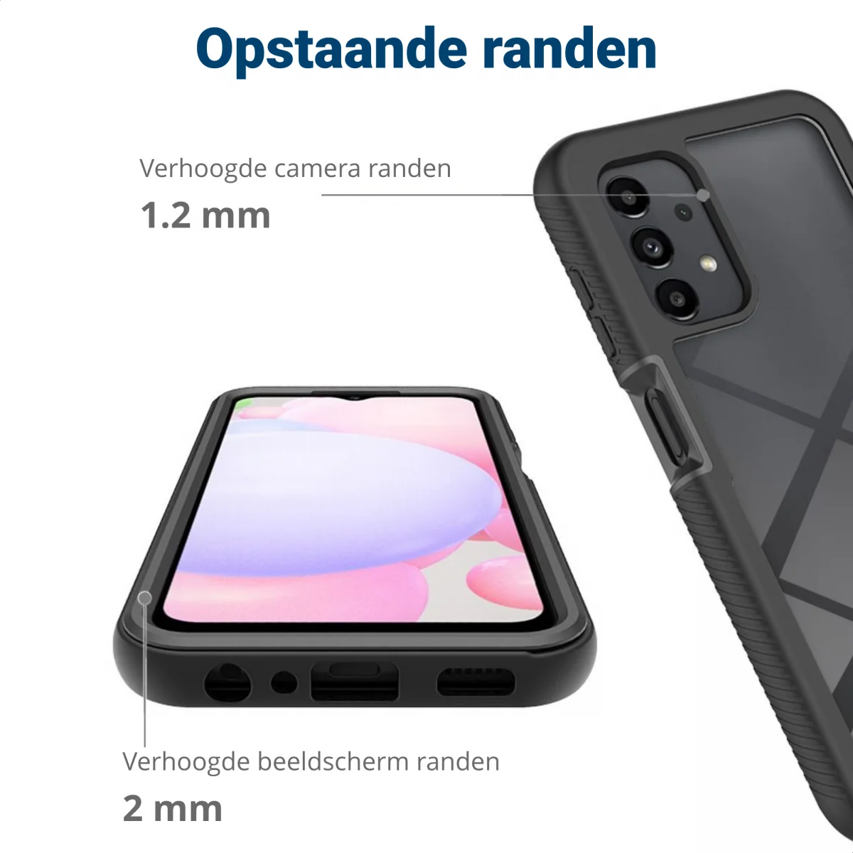 Samsung Galaxy A13 Hoesje Full Protect 360° Cover Hybride Rood afbeelding 8