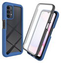 Samsung Galaxy A13 Hoesje Full Protect 360° Cover Hybride Blauw