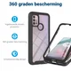 Motorola Moto G10/G20/G30 Hoesje Full Protect 360° Cover Hybride Zwart afbeelding 2