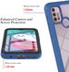 Motorola Moto G10/G20/G30 Hoesje Full Protect 360° Cover Hybride Blauw afbeelding 5