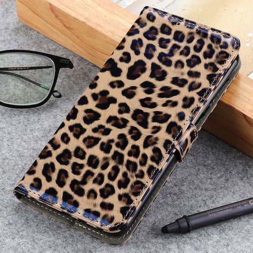 Motorola Moto G22 Hoesje Portemonnee Book Case met Luipaard Print afbeelding 8