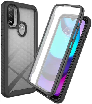 Motorola Moto E20 Hoesje Full Protect 360° Cover Hybride Zwart