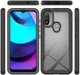 Motorola Moto E20 Hoesje Full Protect 360° Cover Hybride Zwart afbeelding 8