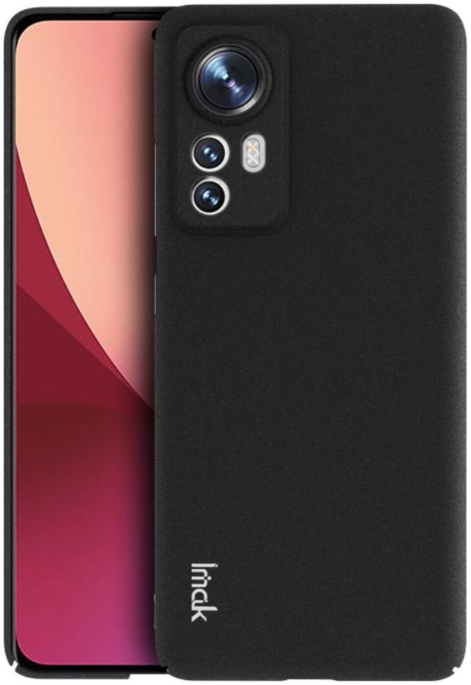 IMAK HC-1 Xiaomi 12 / 12X Hoesje Hard Case Back Cover Zwart afbeelding 1