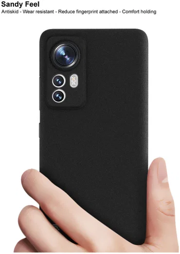 IMAK HC-1 Xiaomi 12 / 12X Hoesje Hard Case Back Cover Zwart afbeelding 4