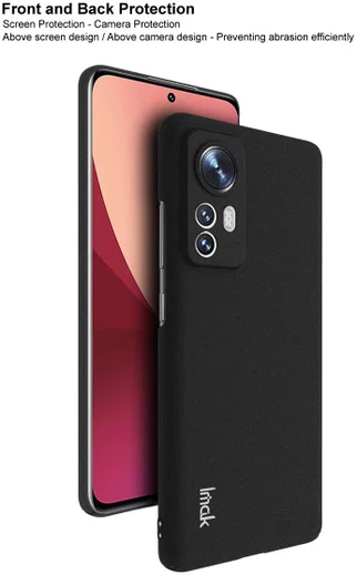 IMAK HC-1 Xiaomi 12 / 12X Hoesje Hard Case Back Cover Zwart afbeelding 5
