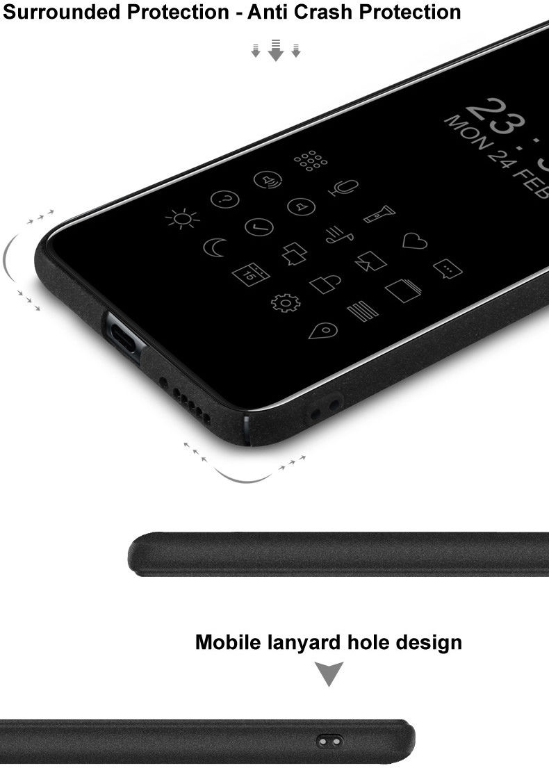IMAK HC-1 Xiaomi 12 / 12X Hoesje Hard Case Back Cover Zwart afbeelding 6