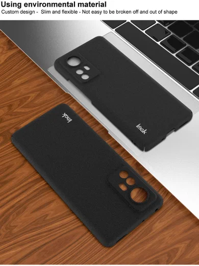 IMAK HC-1 Xiaomi 12 / 12X Hoesje Hard Case Back Cover Zwart afbeelding 7