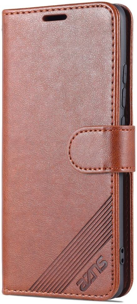AZNS Xiaomi 12 / 12X Hoesje Wallet Book Case Kunstleer Bruin afbeelding 6