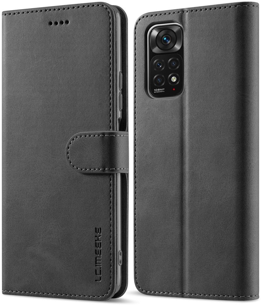 LC.IMEEKE Xiaomi Redmi Note 11 / 11S Hoesje Portemonnee Zwart afbeelding 3