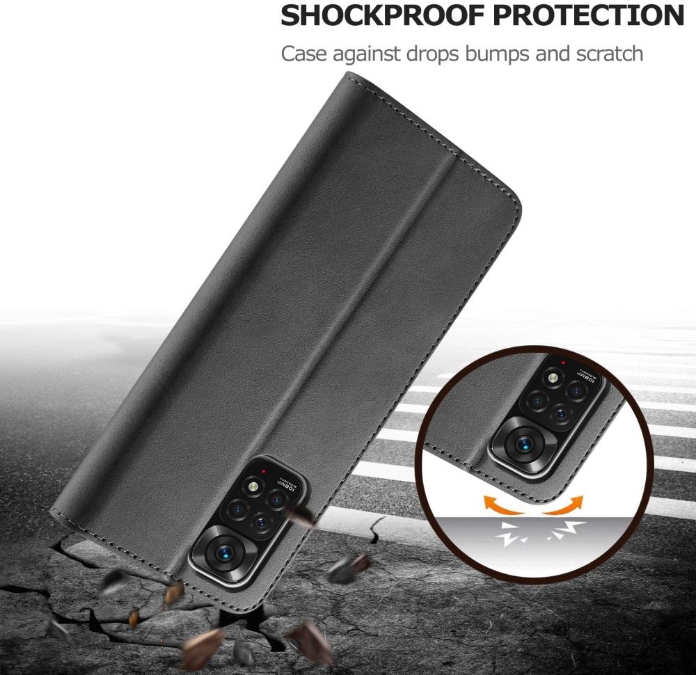 LC.IMEEKE Xiaomi Redmi Note 11 / 11S Hoesje Portemonnee Zwart afbeelding 9