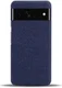 Google Pixel 7 Pro Hoesje met Stoffen Afwerking Blauw afbeelding 3