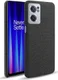 OnePlus Nord CE 2 Hoesje met Stoffen Afwerking Zwart afbeelding 1