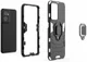 OnePlus Nord CE 2 Hoesje Shock Proof Back Cover met Kickstand Blauw afbeelding 5