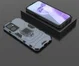 OnePlus Nord CE 2 Hoesje Shock Proof Back Cover met Kickstand Blauw afbeelding 6