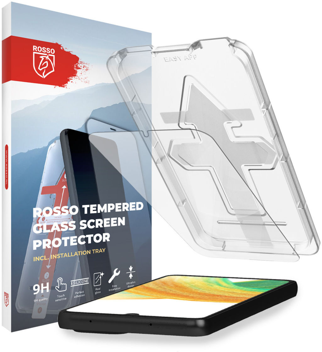 Rosso Samsung Galaxy A33 Tempered Glass Fingerprint en Case Friendly afbeelding 1