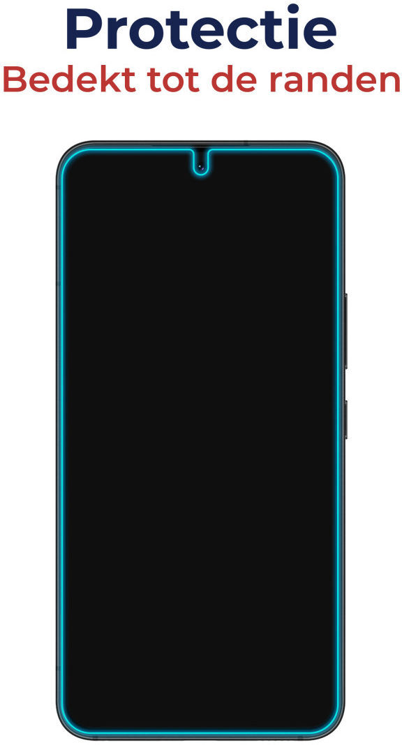 Rosso Samsung Galaxy A33 Tempered Glass Fingerprint en Case Friendly afbeelding 6