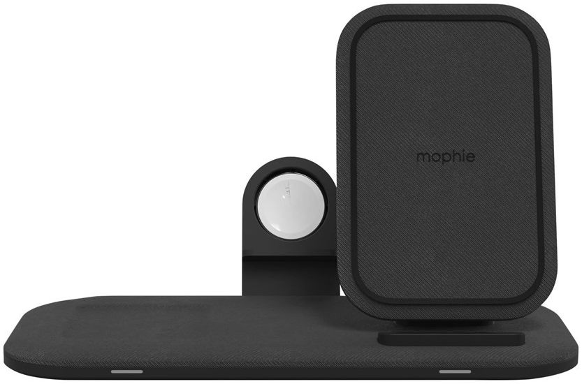 Mophie 3-in-1 Draadloze Oplader met Standaard voor Apple Watch Zwart afbeelding 7