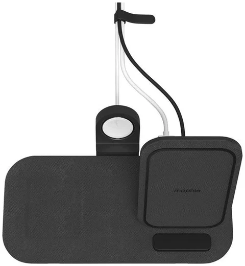 Mophie 3-in-1 Draadloze Oplader met Standaard voor Apple Watch Zwart afbeelding 8
