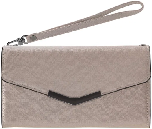 Mobilize Velvet Clutch iPhone 6(S)/7/8/SE (2020/2022) Hoesje Beige afbeelding 4
