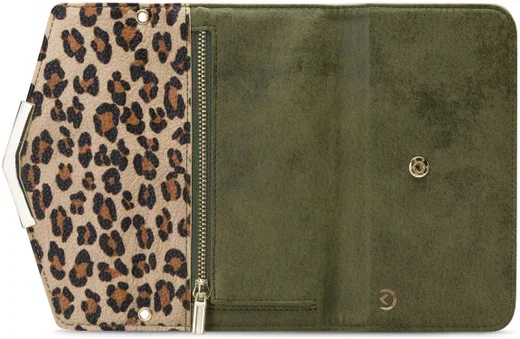 Mobilize Velvet Clutch Samsung Galaxy A33 Hoesje Green Leopard afbeelding 5