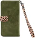 Mobilize Wallet Zipper Samsung Galaxy A13 4G Hoesje Olive Leopard afbeelding 6