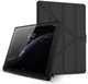 ITSKINS Hybrid Folio Apple iPad 9.7 Hoes Book Case Echt Leer Zwart afbeelding 1