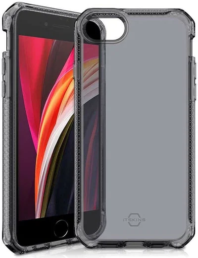 ITSKINS Spectrum Clear Apple iPhone SE (2022/2022) / 8 Hoesje Zwart afbeelding 1