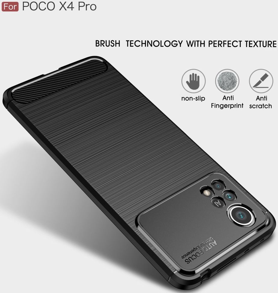 Xiaomi Poco X4 Pro Hoesje Geborsteld TPU Flexibele Back Cover Blauw afbeelding 7