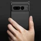 Google Pixel 7 Pro Hoesje Geborsteld TPU Back Cover Zwart afbeelding 6