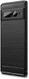 Google Pixel 7 Pro Hoesje Geborsteld TPU Back Cover Zwart afbeelding 10