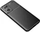 Oppo Find X5 Lite Hoesje Siliconen Carbon TPU Back Cover Zwart afbeelding 2