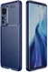 Xiaomi 12 / 12X Hoesje Siliconen Carbon TPU Back Cover Blauw afbeelding 1