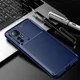 Xiaomi 12 / 12X Hoesje Siliconen Carbon TPU Back Cover Blauw afbeelding 4