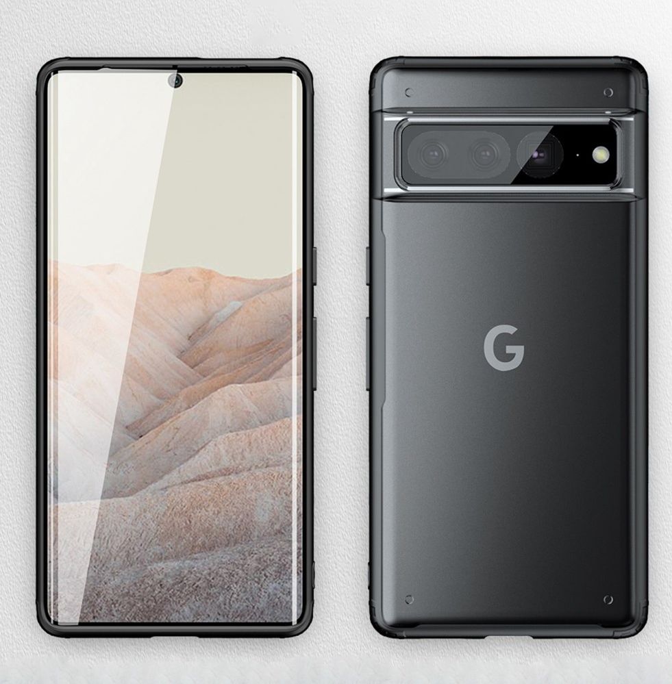 Google Pixel 7 Pro Hoesje Armor Back Cover Transparant afbeelding 6