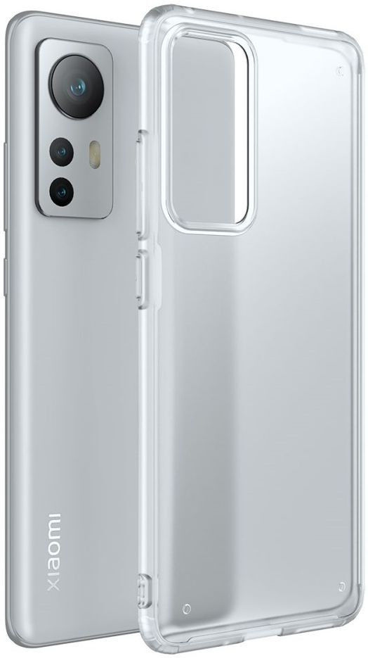 Xiaomi 12 Pro Hoesje Armor Back Cover Transparant afbeelding 1